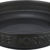 Trixie be nordic food bowl gato cerámica de goma negra