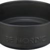 Trixie Be Nordic Food Bowl Dog Ceramic Rubber Black