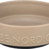 Trixie be nordic food bowl dog cerámica caupe