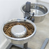 Trixie Food Bowl Dog Alimento lento de acero inoxidable