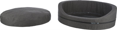 Trixie Dog Basket CityStyle Oval Home Edition Gray Dark Grey