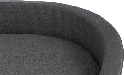Trixie Dog Basket CityStyle Oval Home Edition Gray Dark Grey