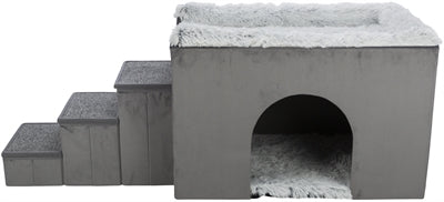 Trixie Dog Ckelling House Harvey con blanca gris de escalera