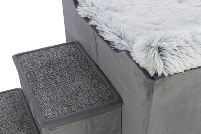 Trixie Dog Ckelling House Harvey con blanca gris de escalera