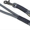 Trixie Soft rope hondenriem zwart grijs