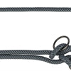 Trixie Soft Rope Dog correa gris negro ajustable