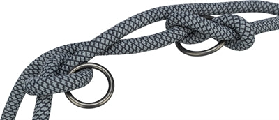 Trixie Soft Rope Dog correa gris negro ajustable