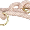 Trixie Soft Rope Dog Dog Leash Regolabile rosa rosa chiaro