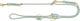 Trixie Soft Rope Dog Belt Ajustable Saliege Clean Mint