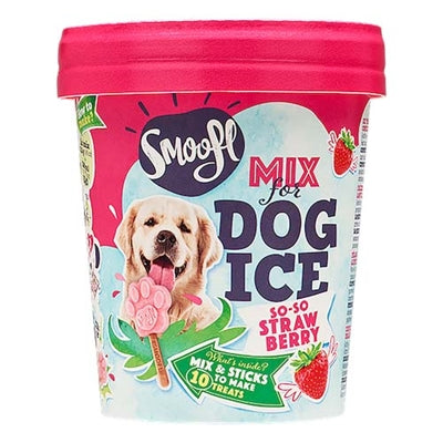 Miscela di gelato per cani Smoofl Smoofl alla fragola