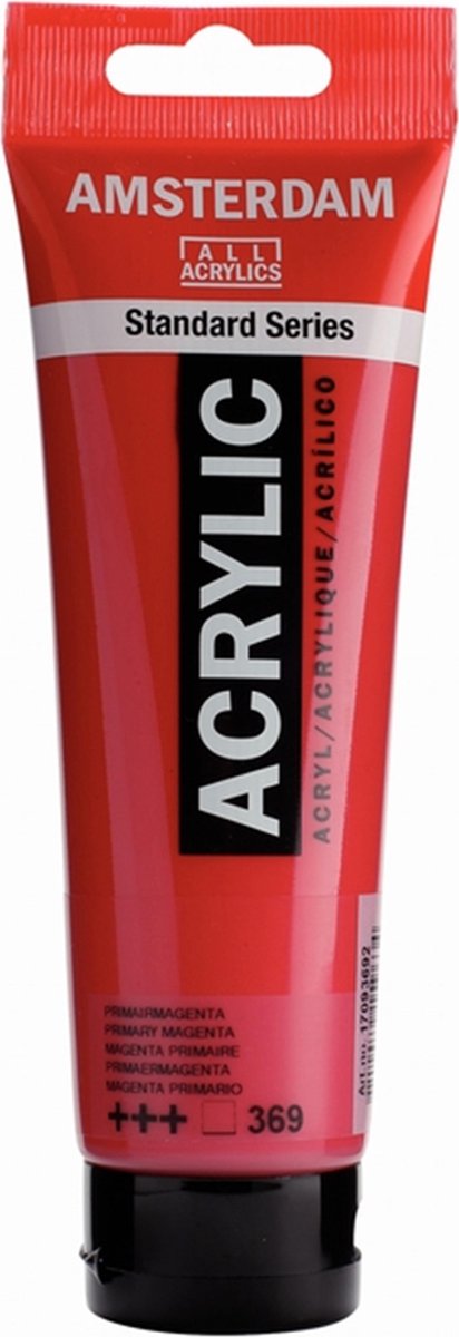 Amsterdam talens acrylverf primair magenta 3 stuks