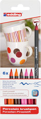 Porcelainstifts warm color set of 6st.