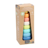 Mlitoys Mlitoys Bioplastic Stacking Tower 9-piece - afbeelding 1
