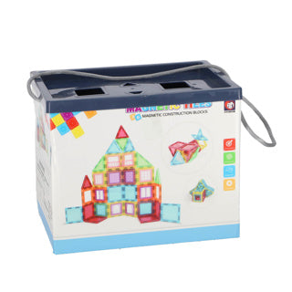 Magnetic magnetische tegel 45 delig 6,5cm in luxe opbergbox