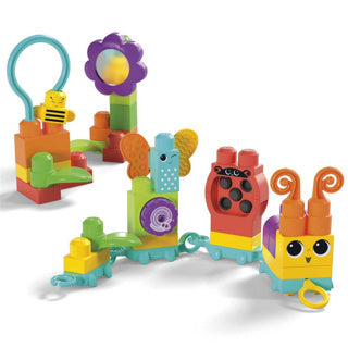MEGA BLOKS MOVE 'N GROOVE Caterpillar Bouwset, 30dlg.
