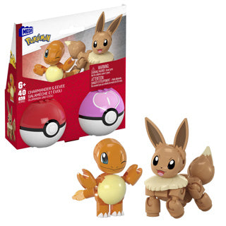 Pokemon Mega 2-Pack Eevee y Charmander