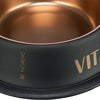 Trixie Be Nordic Feed Water Bin Acero inoxidable Bronce negro de goma