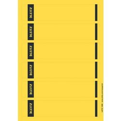 Etichette dorso raccoglitore leitz giallo 150 pezzi di carta