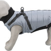 Trixie abrigo para perros pontis con arnés gris