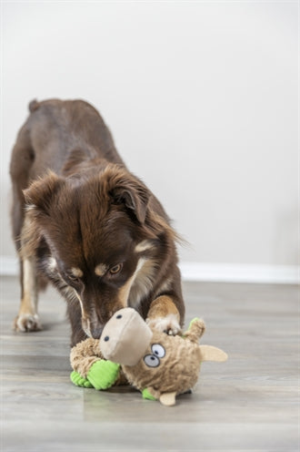 Trixie Dog Toys Cow Plush Rope