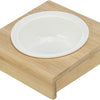 Trixie Food Bowl Tazón de agua con soporte de cerámica Bambú