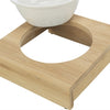 Trixie Food Bowl Tazón de agua con soporte de cerámica Bambú
