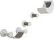 Trixie Cats Calping Set per il muro 4 macchie di arrampicata bianca grigio