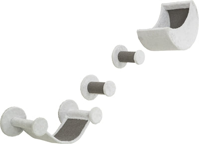 Trixie Gats Climbing set para la pared 4 manchas de escalada gris blanco