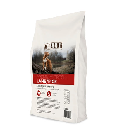 Millor Milor premium estruso di riso di agnello adulto fresco