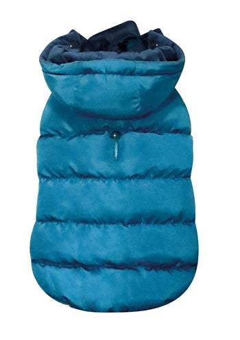 Croci Dog Coat Velveteen Blue