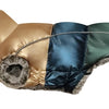 Croci Hondenjas rhapsody metallic gevoerd goud blauw groen