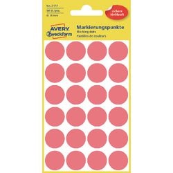 Punti di marcatura avery 3172 rossi 18mm