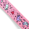 Morso collar perro reciclado dulce tweet rosa