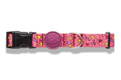 Morso collar perro reciclado rosa piensa rosa