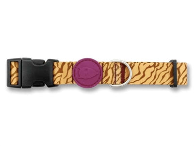 Morso collar perro reciclado tambor de la jungla naranja