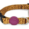 Morso collar perro reciclado tambor de la jungla naranja