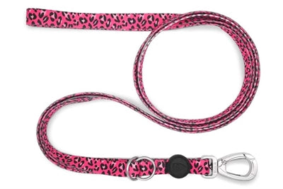 Morso Dog Leash Bubble reciclado ajustable Leo Pink