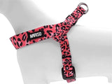 Morso mini hondentuig verstelbaar gerecycled bubble leo roze - afbeelding 3