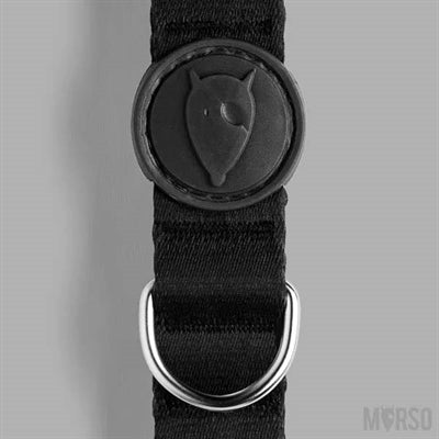 Dog del colletto Morso riciclato purezza nera
