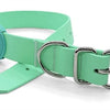 Collar Collar Dog impermeabile verde riciclato verde caraibico
