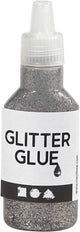 Creative Company Glitter Glue Glue Silver, 25ml