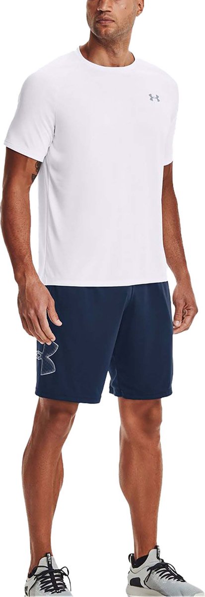 Under armour ua tech 2.0 ss tee-wht Camiseta deportiva para hombre - blanco - gris nublado
