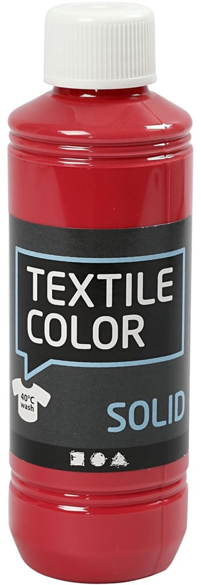 Creative Company Textile Colow Covering Textile Paint Red, 250ml