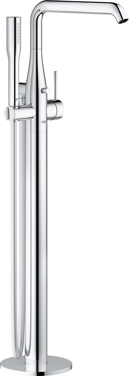 Grohe essence new badkraan - vrijstaand - inclusief doucheset - exclusief installatiedeel - chroom
