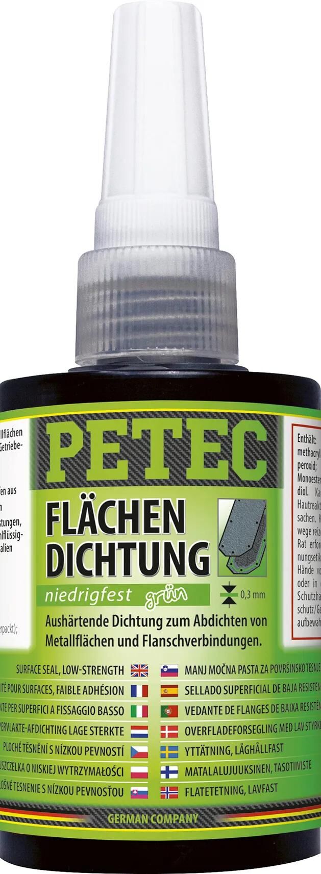 Petec afdichtpasta flächendichtung surface seal 75 ml green