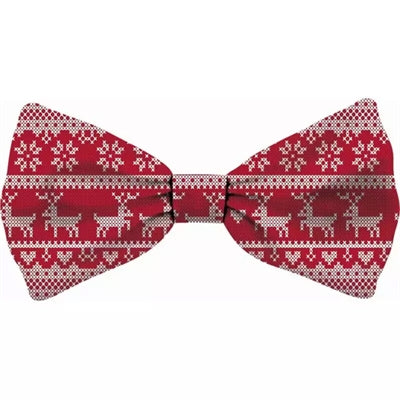 Mually Gifts Christmas Butterfly Strik Hert Red