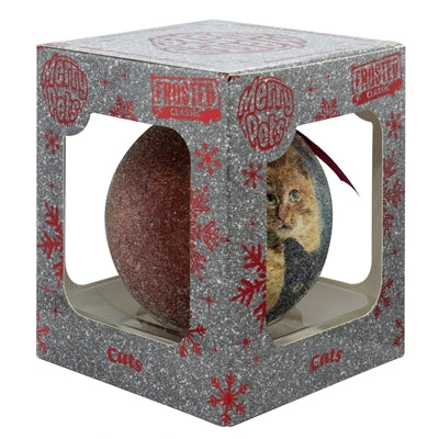 Muidos regalos Bola de Navidad Cats esbeltos rojos