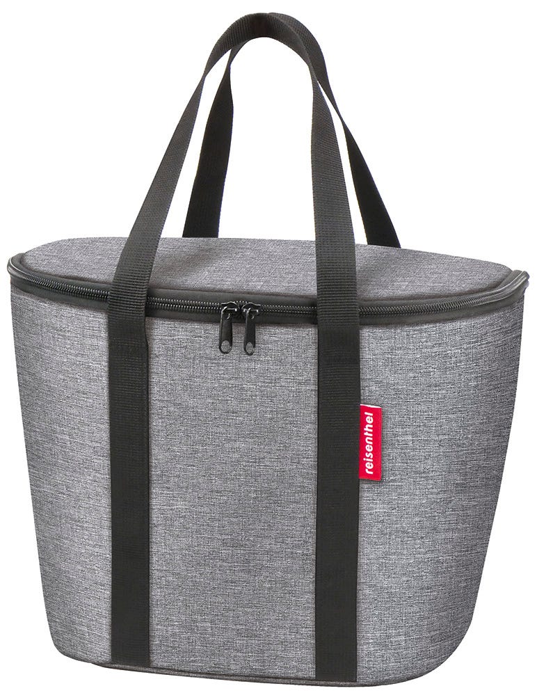 Klickfix basket bag koeltas twist silver