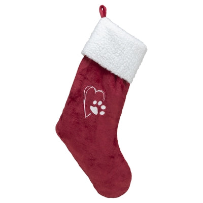 Trixie Xmas Christmas Sock Plush Bianco rosso