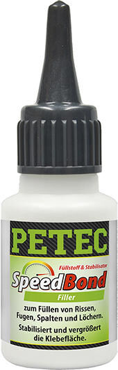 Petec set di colla universale sistema speedbond speedbond filler bottiglie d'acqua 30 ml bianco